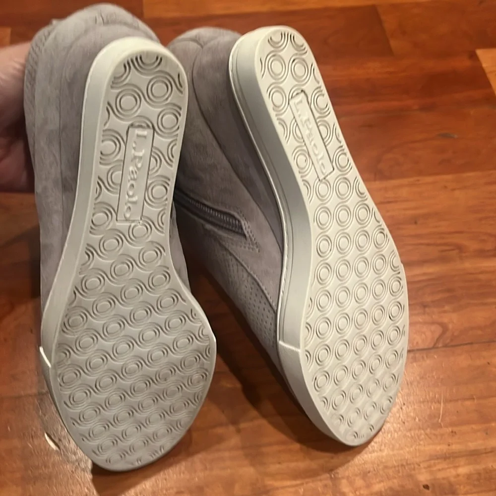 New Linea Paolo - Anna - Low Heel Designer Platform Wedge Sneaker Bootie - Picture 8 of 9